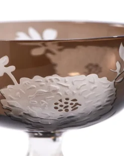 POLSPOTTEN Champagneglas Coupe Peony Multicolour (Set van 6) Clearance