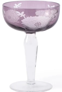 POLSPOTTEN Champagneglas Coupe Peony Multicolour (Set van 6) Clearance