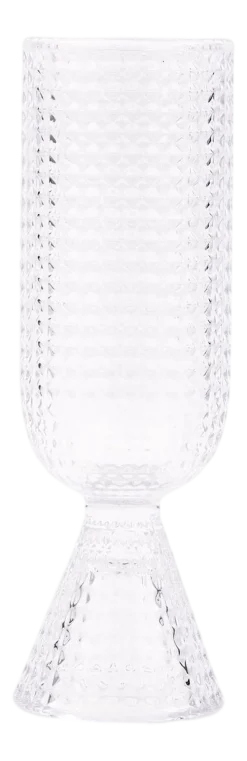 Champagneglas POLSPOTTEN Rooftop Transparent (Set van 4)