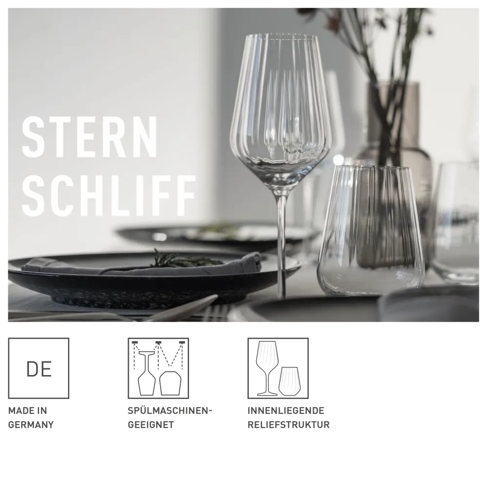 Ritzenhoff Champagneglas Sternschliff #1 250 ml (Set van 2) New