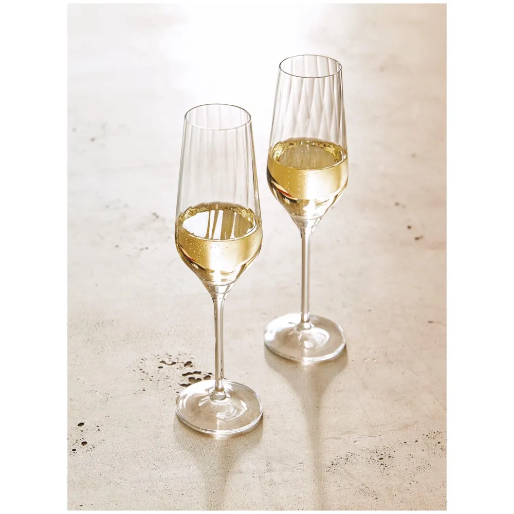 Ritzenhoff Champagneglas Sternschliff #1 250 ml (Set van 2) New