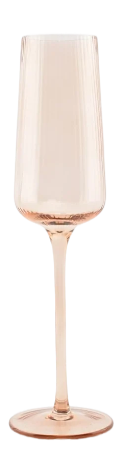 Champagneglas Salt & Pepper Ray Transparent / Amber 240 ml (Set van 4)
