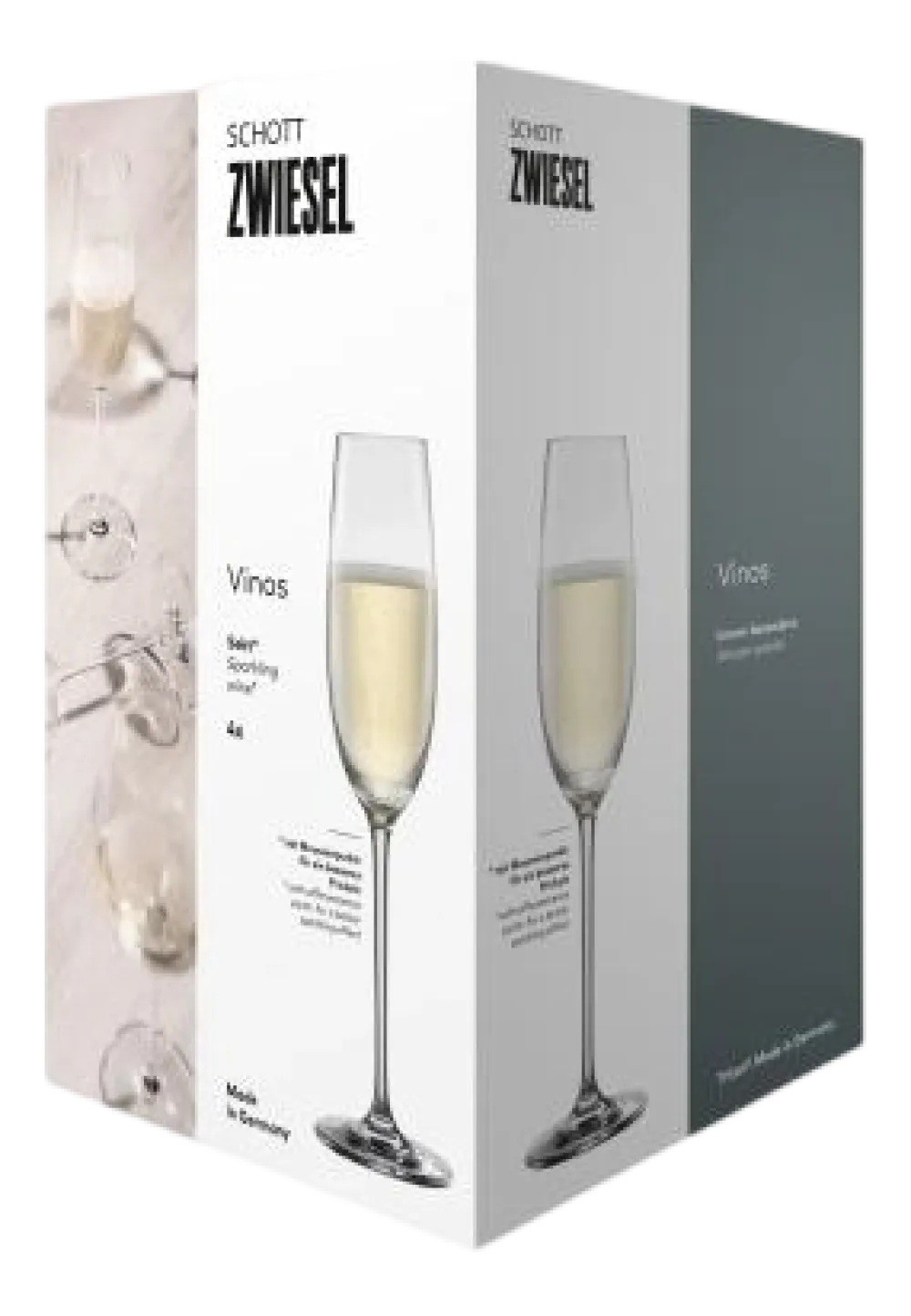 Schott Zwiesel Champagneglas Vinos 238 ml (Set van 4) New