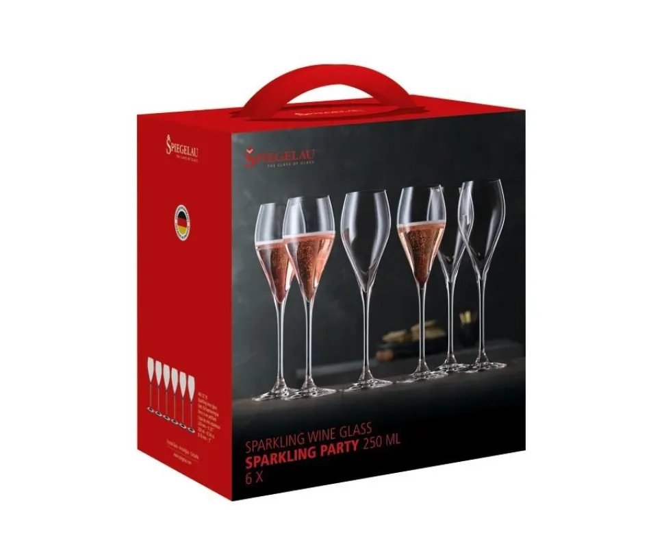 Champagneglas Spiegelau Sparkling Party 250 ml (Set van 6)