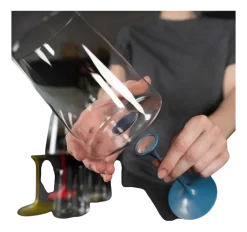 Champagneglas Trebonn SplitGlass Groen 320 ml (Set van 2)