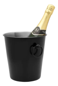 Champagnekoeler Leopold Vienna Enkelwandig Mat Zwart