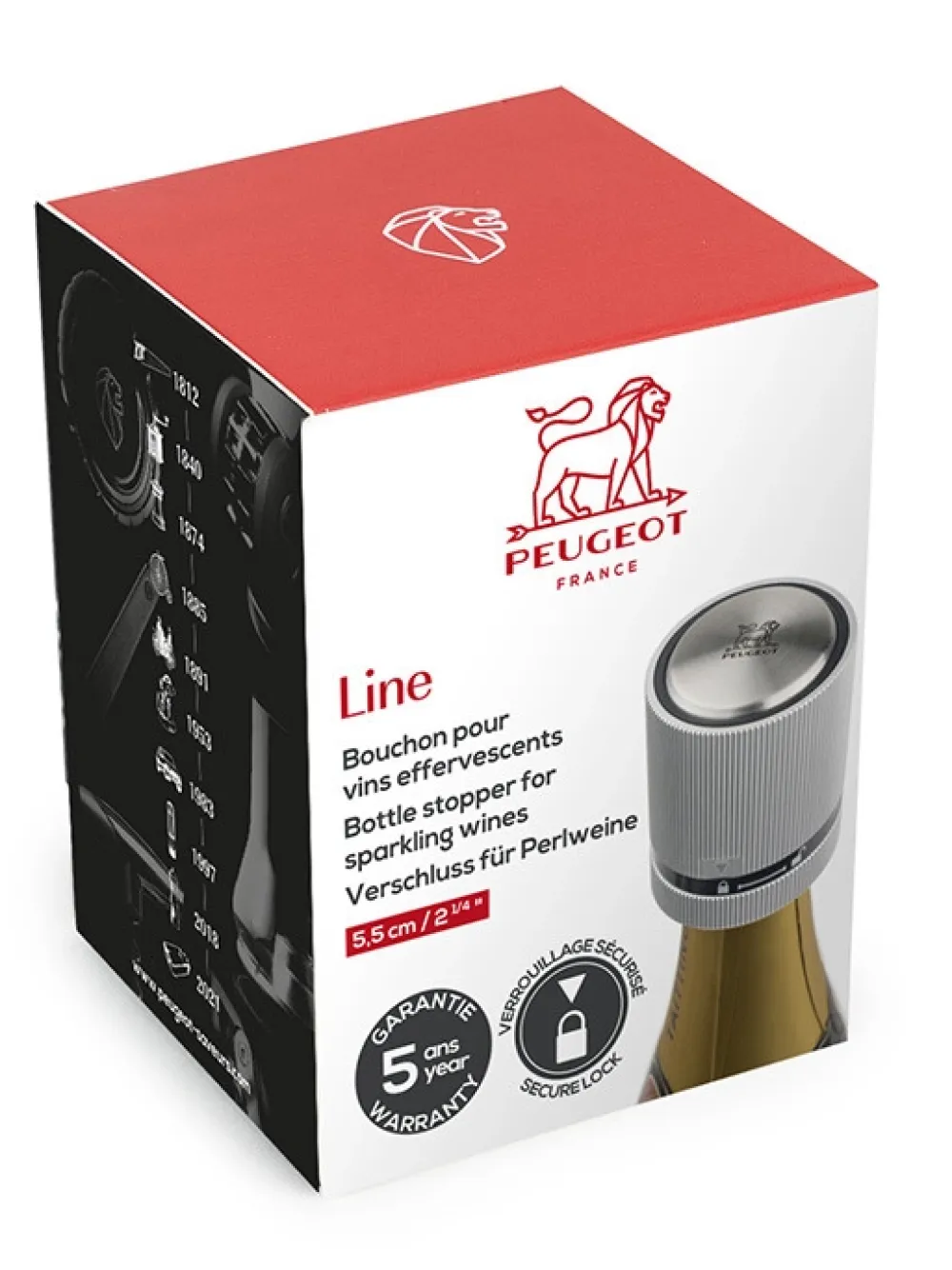 Peugeot Champagnestopper Line Aluminium Outlet