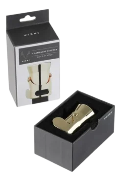 Viski Champagnestopper Heavyweight Gold New