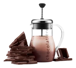 Chocolatiere Bodum Chocolatiere Met RVS Deksel Zilver 1 L