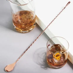 Viski Cocktaillepel Weighted Barspoon Copper 40 cm Hot