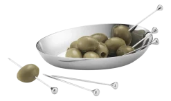 Georg Jensen Cocktailprikker Sky RVS (Set van 6)