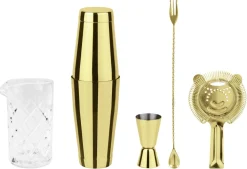 Paderno Cocktailset Crystal Mirror Gold (Set van 5)