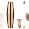Paderno Cocktailset Crystal Mirror Copper (Set van 5) Hot