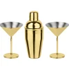 Paderno Cocktailset Martini Mirror Gold (Set van 3) Best