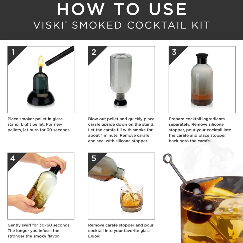 Viski Cocktailset Alchemi Smoked (3-Delig) Outlet