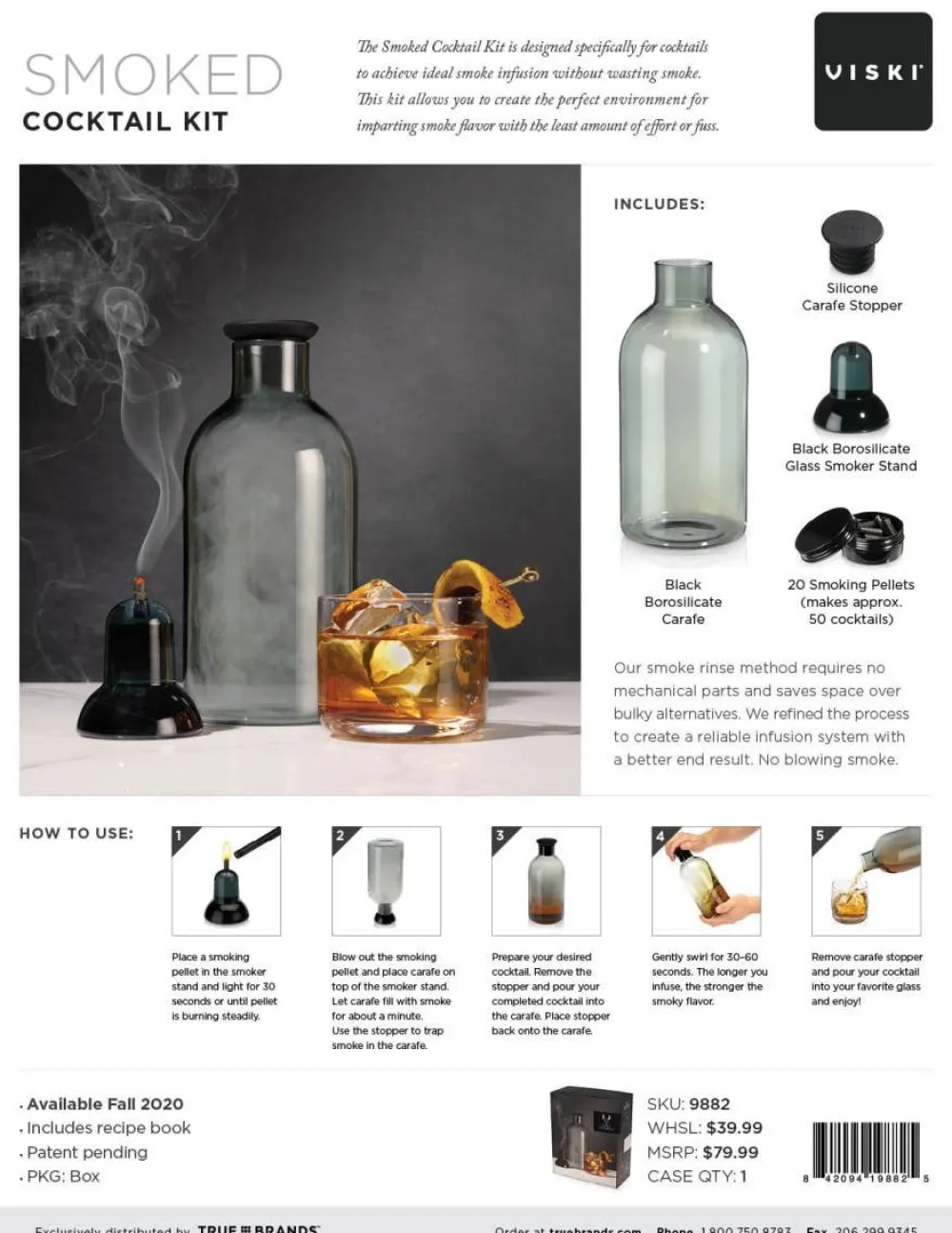 Viski Cocktailset Alchemi Smoked (3-Delig) Outlet