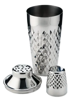 Cocktailshaker Viski Faceted Stainless Steel 740 ml