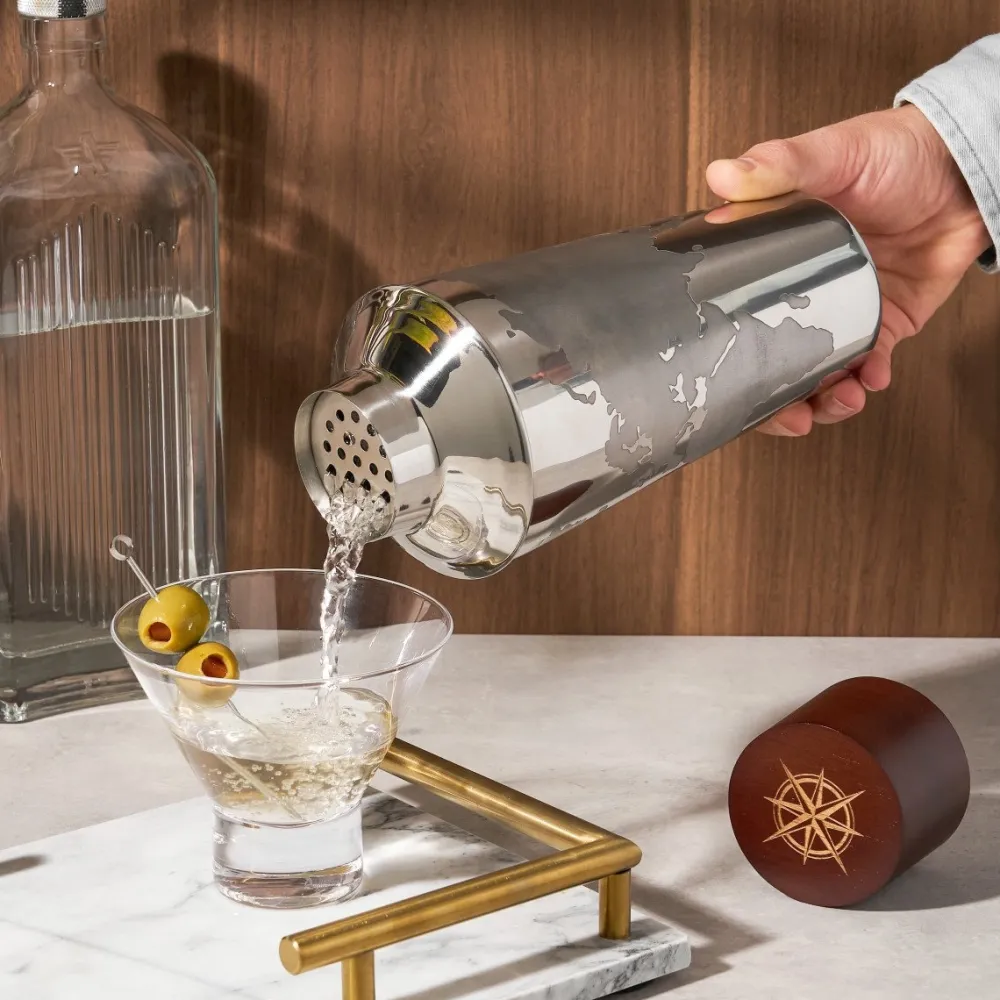 Viski Cocktailshaker Globe Silver 946 ml New