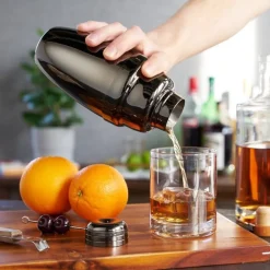 Viski Cocktailshaker Heavyweight Gunmetal 500 ml Outlet