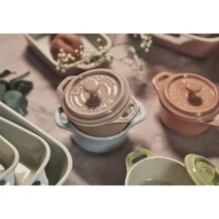 Staub Cocottes Ceramique Macaron Gietijzer 200 ml (Set van 6) Sale