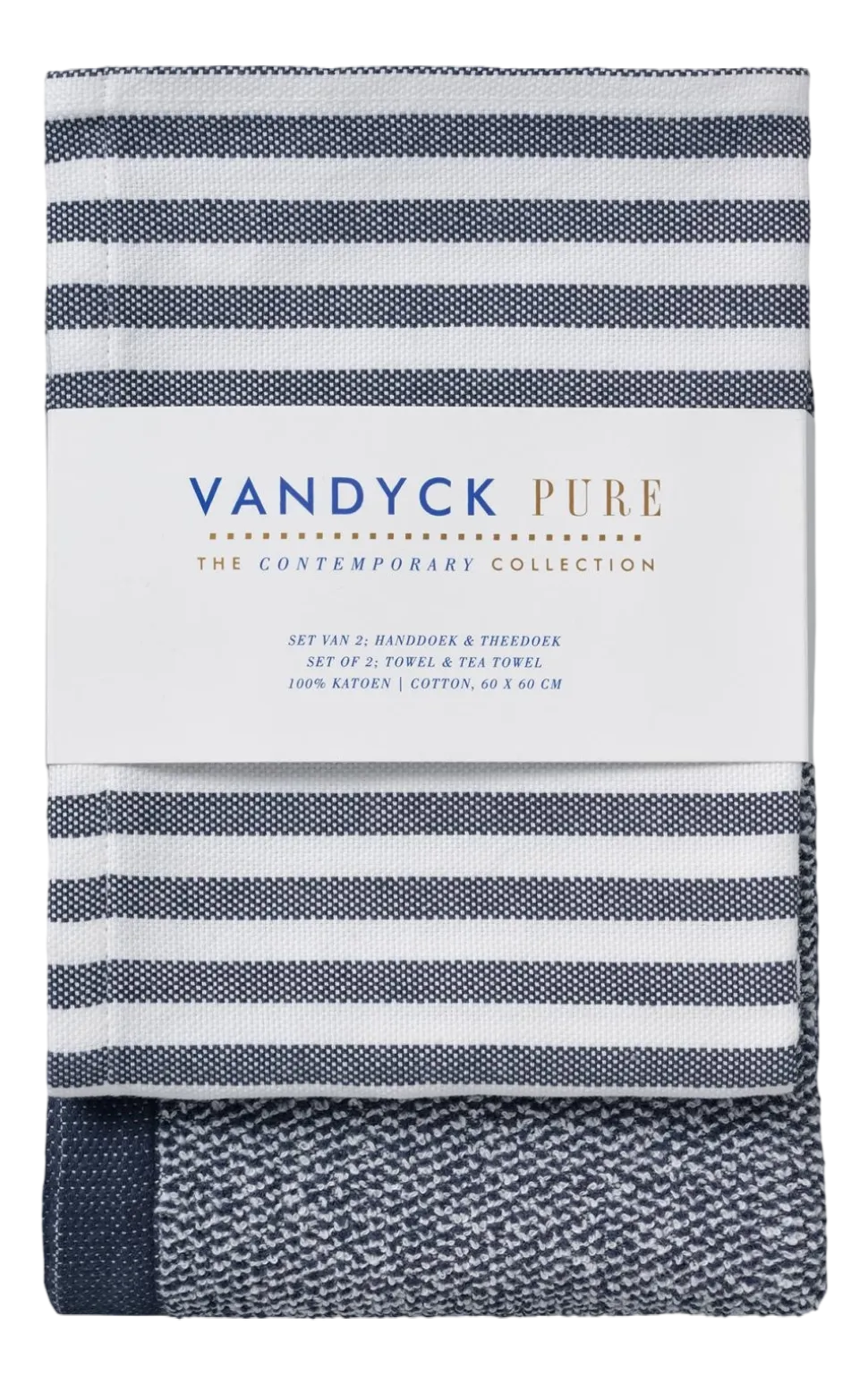 Combiset Vandyck Pure Kitchen Blue Ink (Set van 2)
