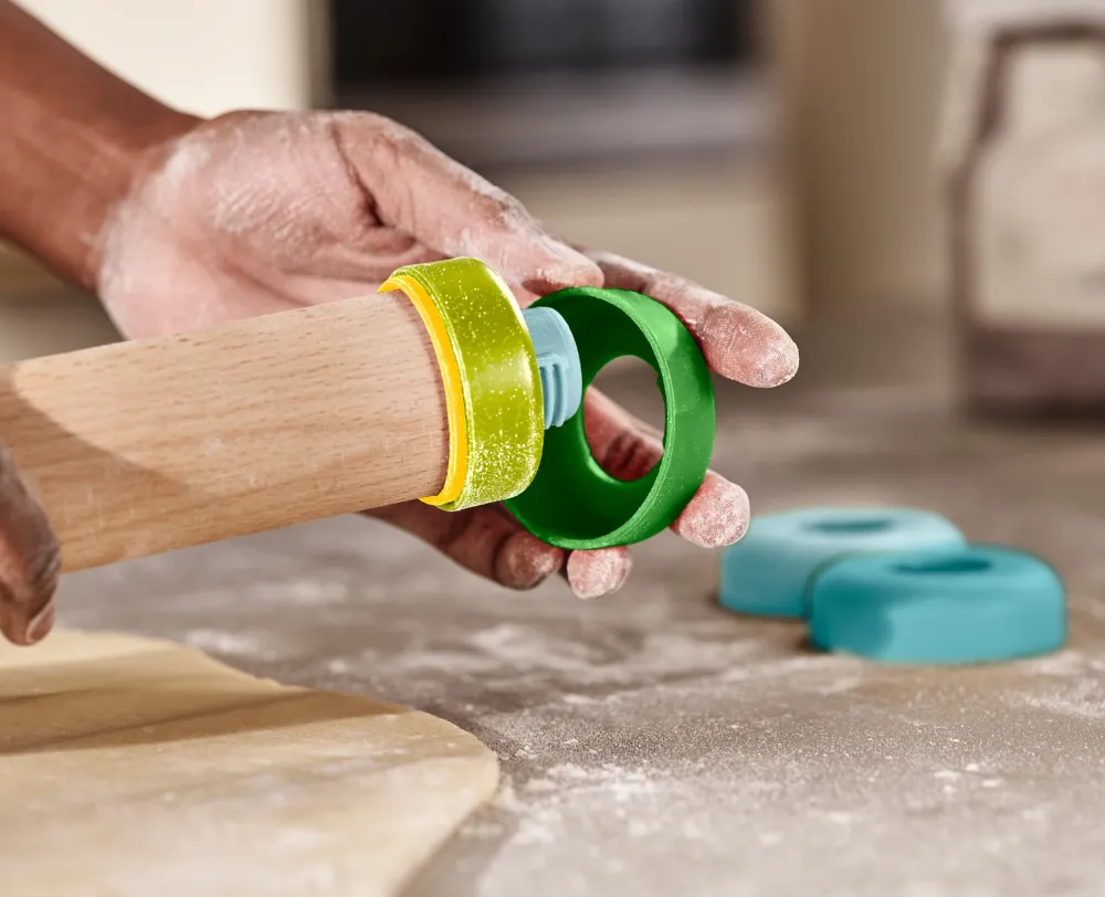 Joseph Joseph Deegroller Duo Adjustable Rolling Pin Bruin Hot