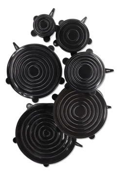 Deksel Gefu Flexifresh Zwart (Set van 6)