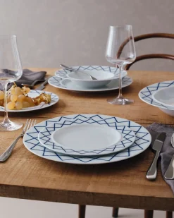 Dessertbord Alessi My Beautiful China White 20 cm (Set van 4)