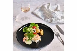 Cosy & Trendy Dessertbord Baltic Black 20 cm (Set van 6) Best