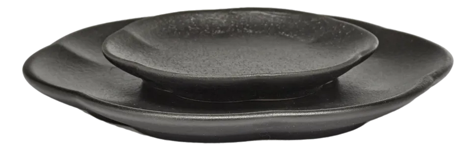 Dessertbord Serax Inku Tableware Black M 13,9 cm