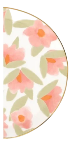 Urban Nature Culture Dessertbord Good Morning Burnt Coral 17 cm New