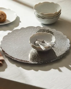 Alessi Dessertkom Dressed White Porcelain 13 cm (Set van 4) Outlet
