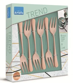 Amefa Dessertvork Austin Copper (6-delig) Discount