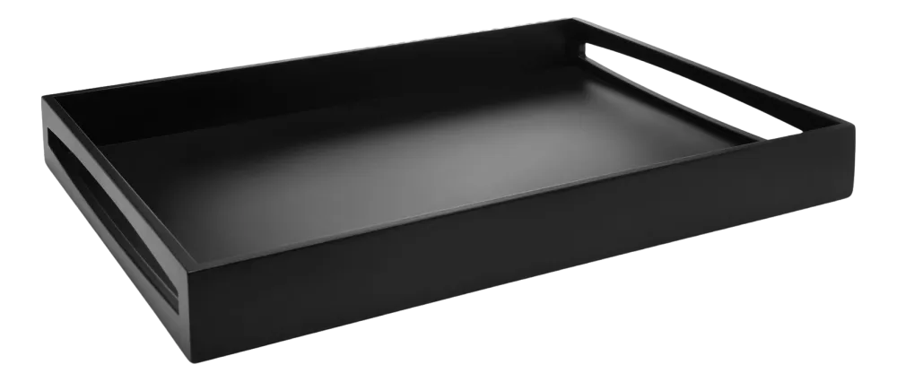 Leopold Vienna Dienblad MDF Zwart 55 x 40 cm Outlet