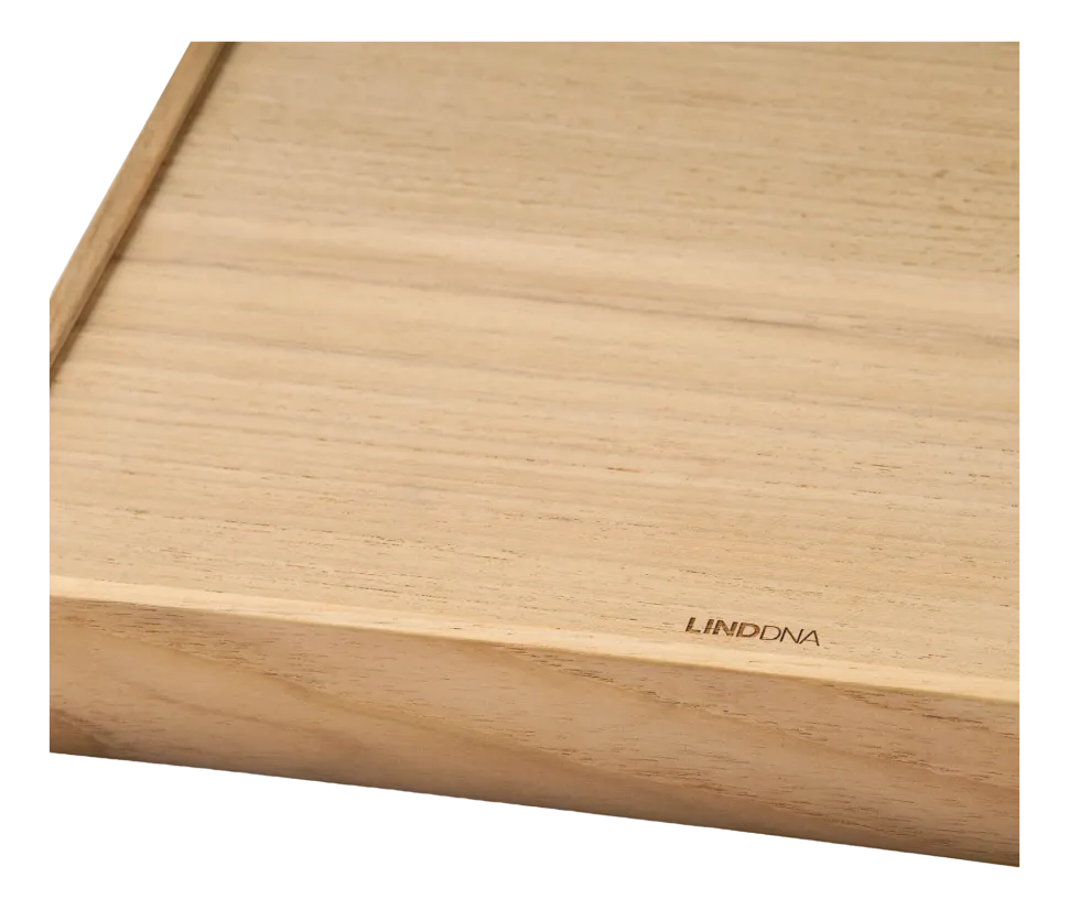 Dienblad Lind DNA Square L Airy Nupo Truffle / Teak