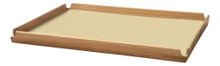 Dienblad Lind DNA Square L Airy Nupo Lemon Sorbet / Teak