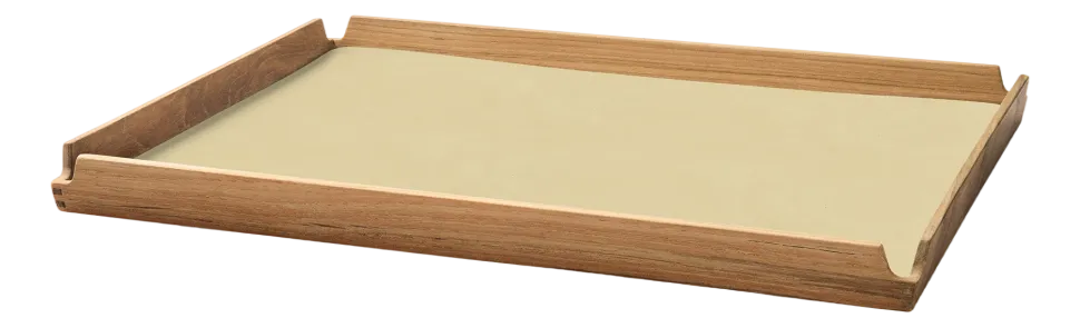 Dienblad Lind DNA Square L Airy Nupo Lemon Sorbet / Teak