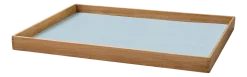 Dienblad Lind DNA Square L Even Nupo Soft Sky / Teak