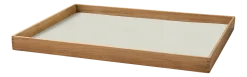 Dienblad Lind DNA Square L Even Nupo Linen / Teak