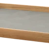 Dienblad Lind DNA Square L Even Nupo Light Grey / Teak