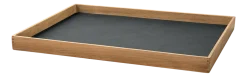 Lind DNA Dienblad Square L Even Nupo Anthracite / Teak Best