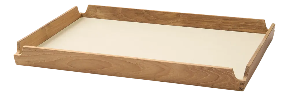 Lind DNA Dienblad Square M Airy Nupo Vanilla / Teak Online