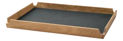 Dienblad Lind DNA Square M Airy Nupo Anthracite / Teak