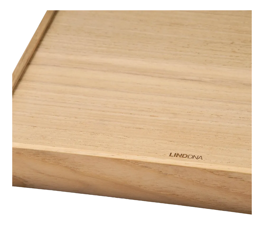Lind DNA Dienblad Square M Airy Nupo Flint Grey / Teak