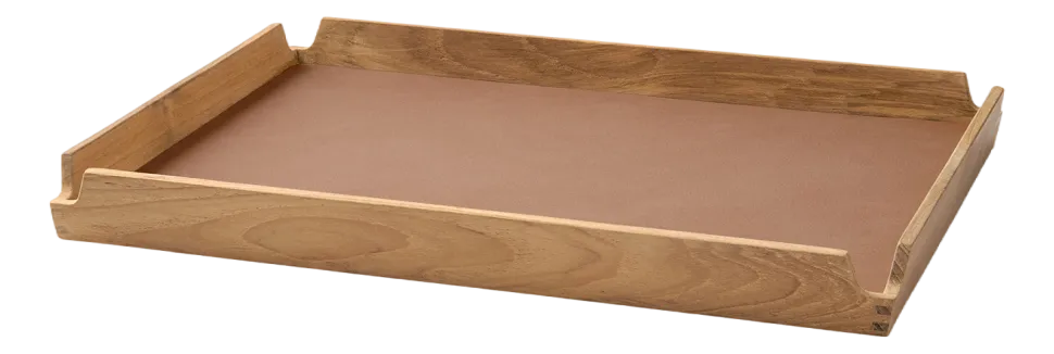 Dienblad Lind DNA Square M Airy Nupo Old Rose / Teak