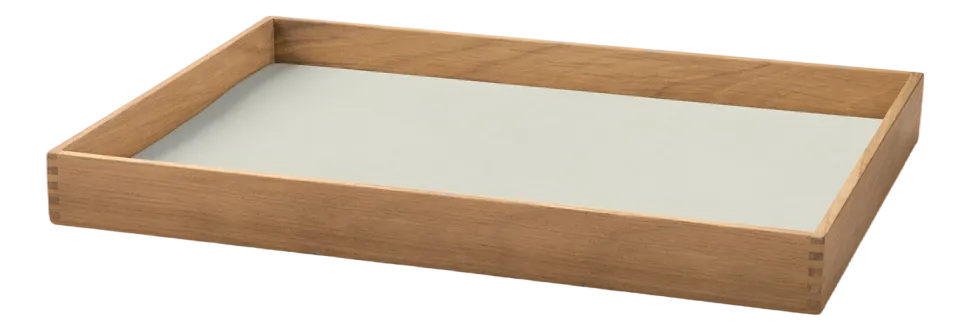 Dienblad Lind DNA Square M Even Nupo Linen / Teak