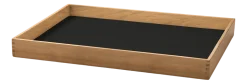 Dienblad Lind DNA Square M Even Nupo Black Ink / Teak