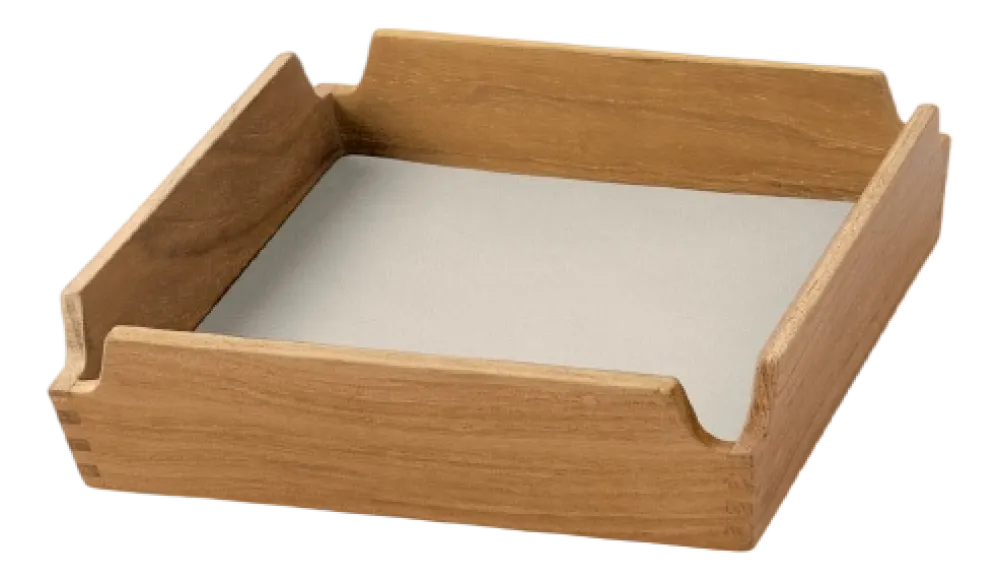 Lind DNA Dienblad Square Mini Airy Nupo Oyster White Hot