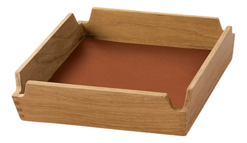 Dienblad Lind DNA Square Mini Airy Nupo Rust