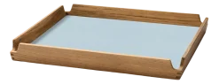 Dienblad Lind DNA Square S Airy Nupo Soft Sky / Teak